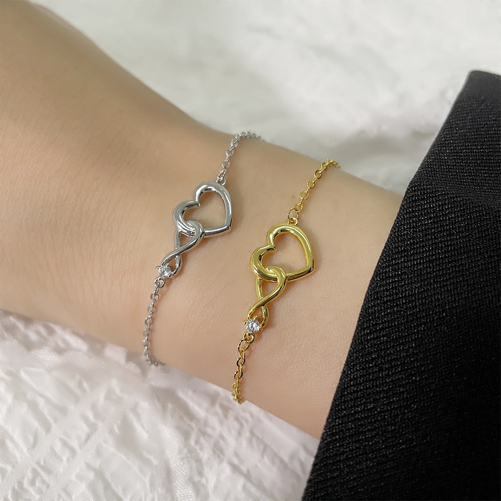 Heart-Shaped Love Bracelet