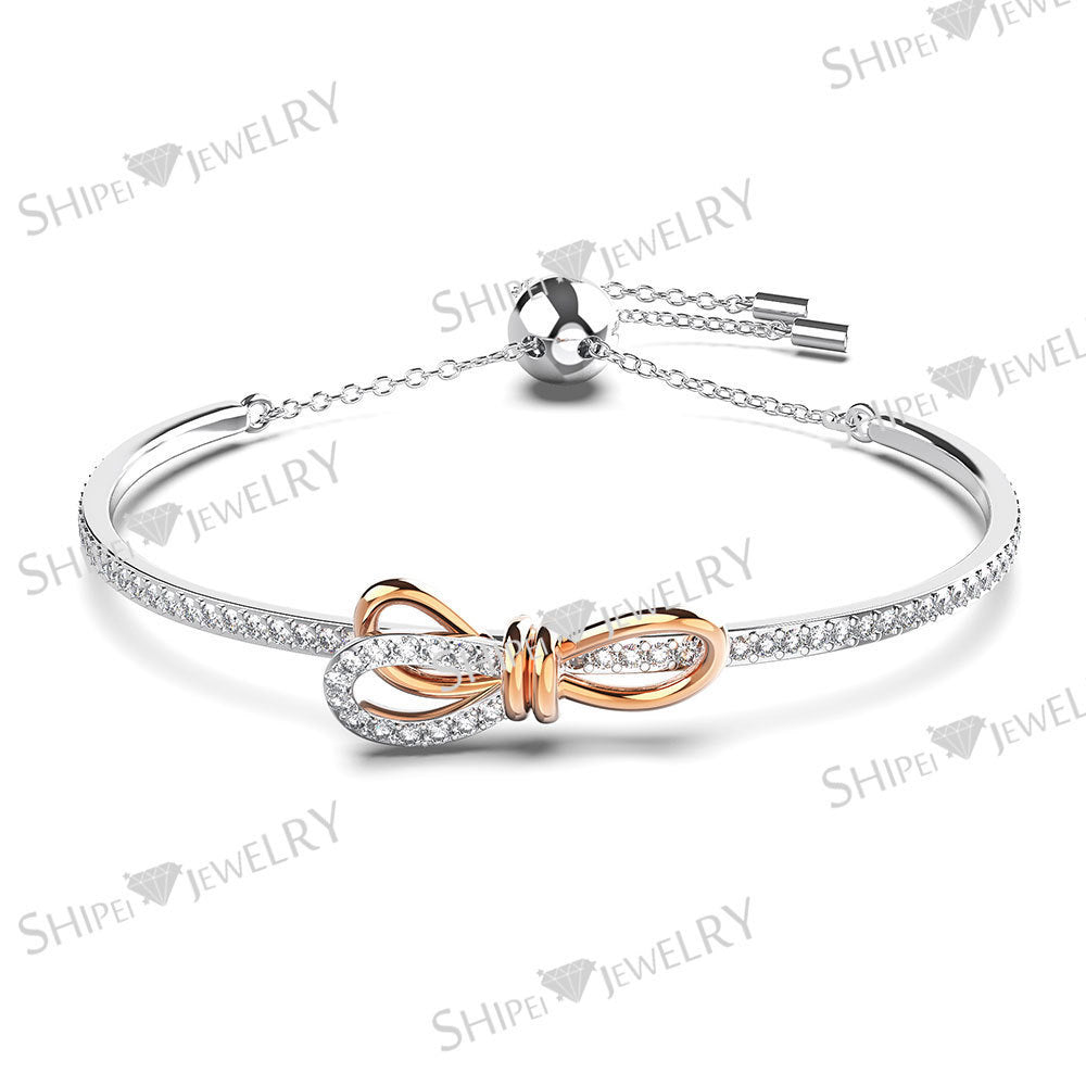 S925 Sterling Silver Bow Bracelet – Factory Direct Supply