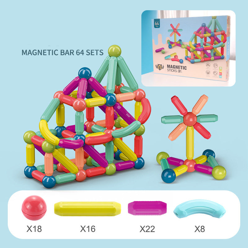 Magnetic Building Blocks – Kids' Educational Magnet Toy Set