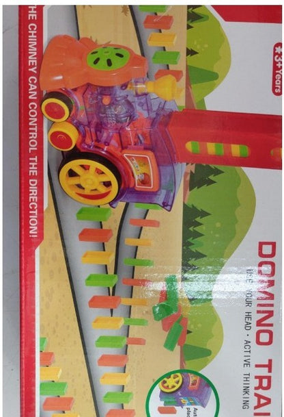 Domino Train Toy – Automatic Block-Laying Puzzle Car