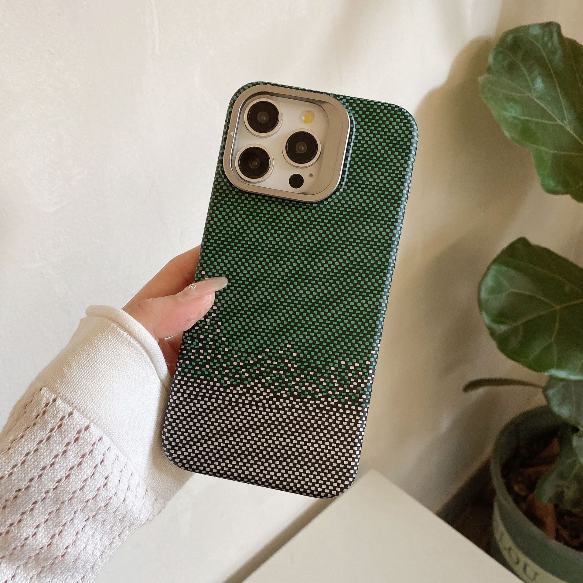 Magnetic Phone Case Metal Lens Holder Protective Sleeve