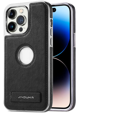 Premium Leather Bracket Phone Case – Drop-Resistant & All-Inclusive