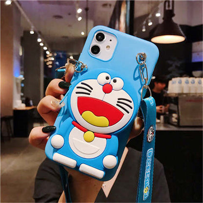 Cartoon silicone Wallet Case