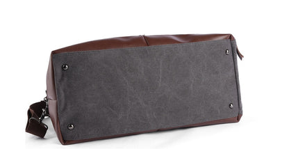 Retro Canvas Travel Tote – Large Capacity Shoulder Bag for Men