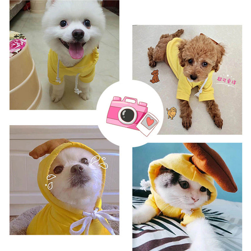 Cute Fruit Fleece Dog Hoodie