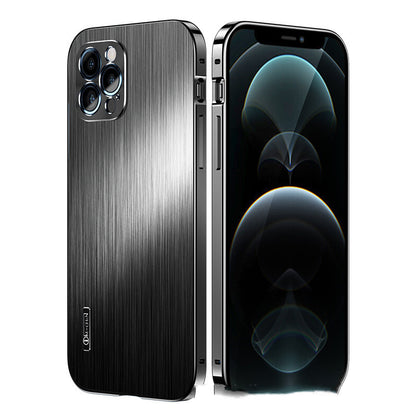 Metal Brushed Shatter-Resistant Phone Case