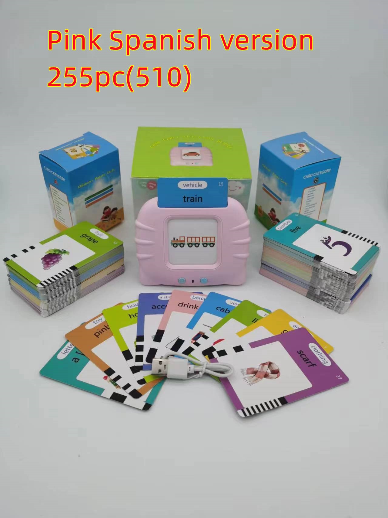 Early Learning English Card Machine – Educational Toy for Kids