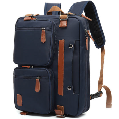 Men's Bag Multi-functional Backpack Handbag + Shoulder Bag