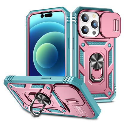 Fashion Simple Push Window Three In One Phone Case