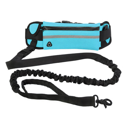 Hands-Free Bungee Dog Leash with Storage