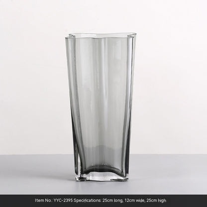 Transparent Floral Ware For Home Soft Decoration