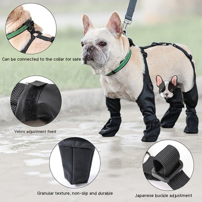 Waterproof Adjustable Dog Boots – Breathable, Soft Paws Protector