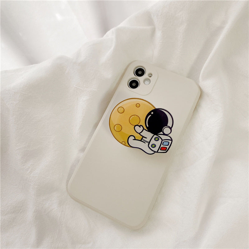 Mobile Phone Case Astronaut Holder Liquid Silicone