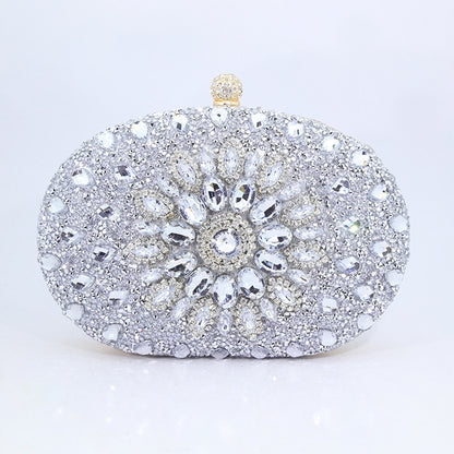 Sunflower Diamond Evening Bag – Women's Formal Handbag