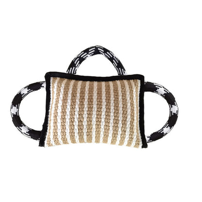 Dog Jute Bite Pillow With 3 Strong Handles