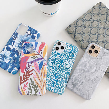 Korean Style Flower Phone Case Cover