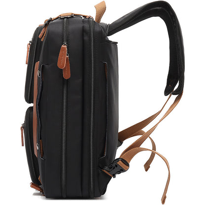 Men's Bag Multi-functional Backpack Handbag + Shoulder Bag
