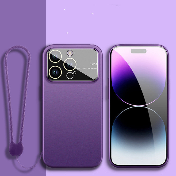 Large Window Frosted Anti-Drop Mirror Phone Case