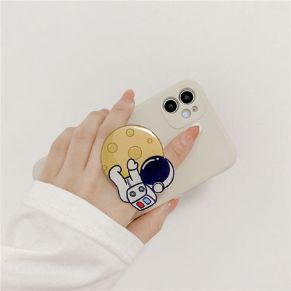 Mobile Phone Case Astronaut Holder Liquid Silicone