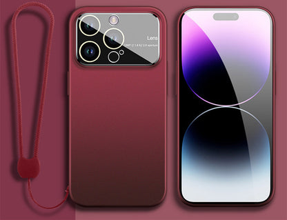 Large Window Frosted Anti-Drop Mirror Phone Case