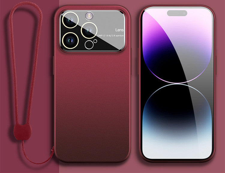 Large Window Frosted Anti-Drop Mirror Phone Case