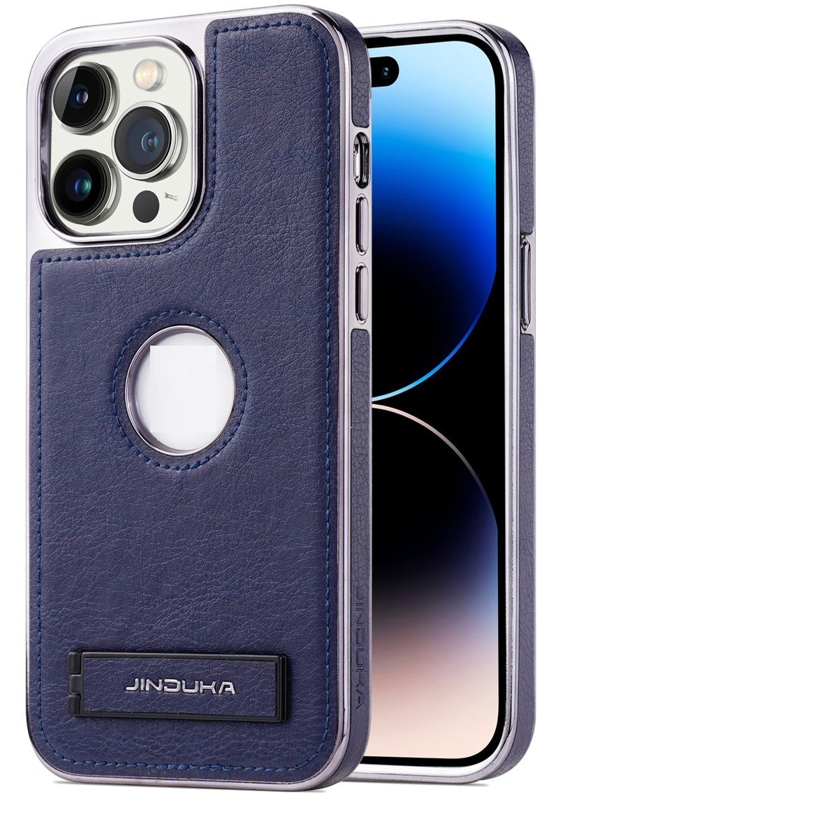 Premium Leather Bracket Phone Case – Drop-Resistant & All-Inclusive