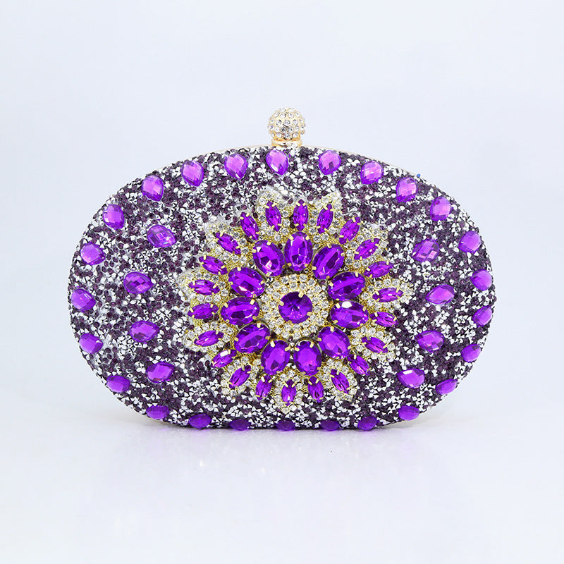 Sunflower Diamond Evening Bag – Women's Formal Handbag