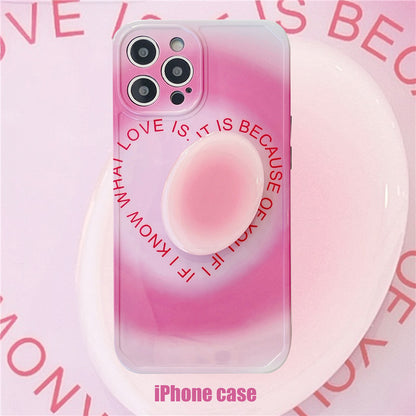 Gradient Love Folding Bracket Case – Compatible with Apple