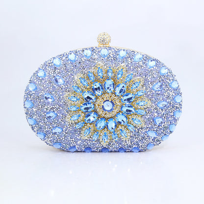 Sunflower Diamond Evening Bag – Women's Formal Handbag