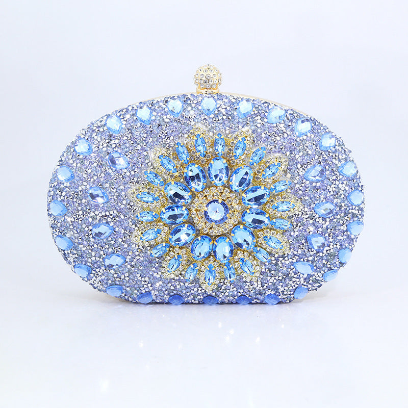 Sunflower Diamond Evening Bag – Women's Formal Handbag