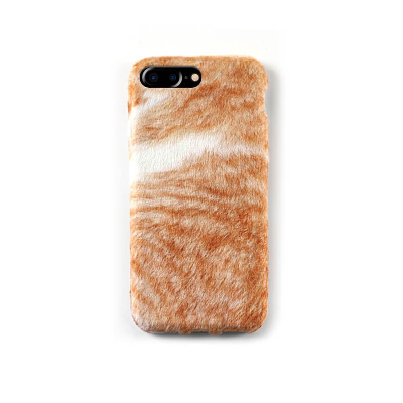 Original Plush Fluff Cat Case – Compatible with Apple X